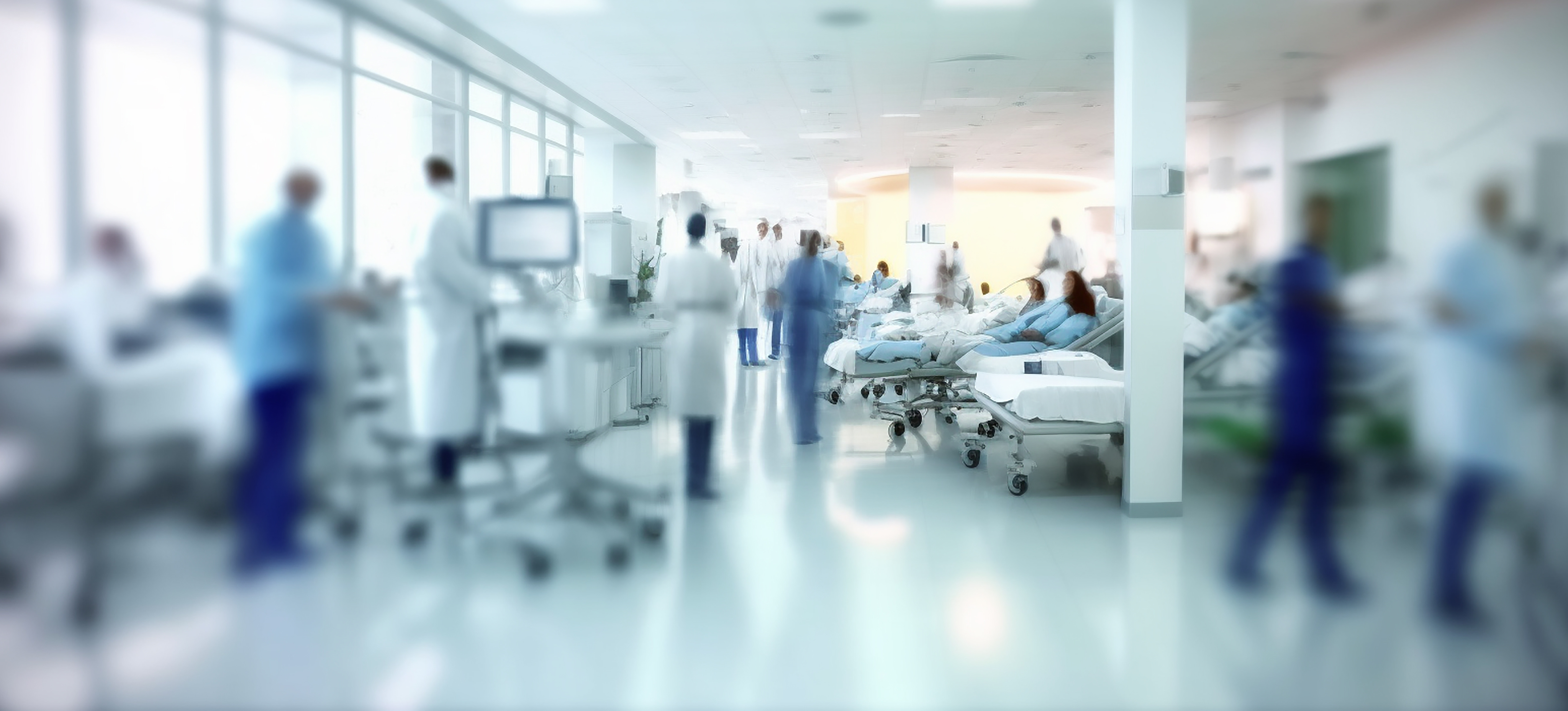 busy hospital ward